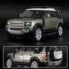 Large 1:18 Land Rover Defender SUV Off-road Alloy Model Car Diecast Toy Car Collection Simulation Sound Light Children Day Gifts