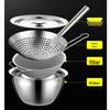 Zhìshì Stainless Steel Strainer & Skimmer Set