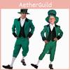 Enchanting Green Wizard Costume For Adults And Kids Perfect For Fantasy Role Play