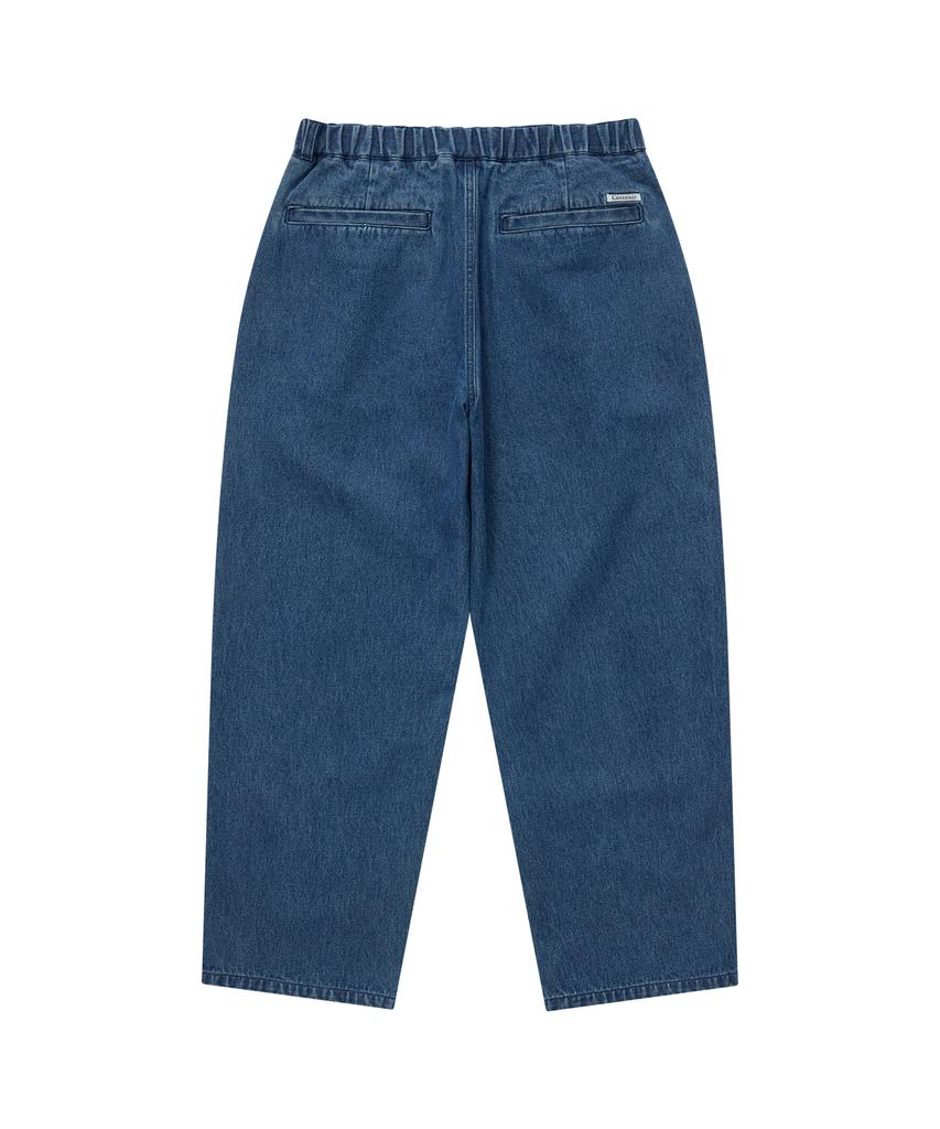 COVERNAT Cordura Semi-Wide Denim Easy Pants Blue