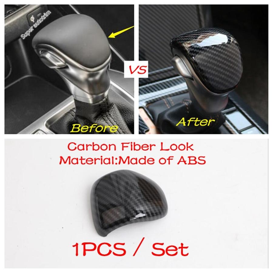 Window Lift / Water Cup Holder / Head Light Lamp / Gear Shift Panel Cover Trim For Kia Seltos - Carbon Fiber Accessories