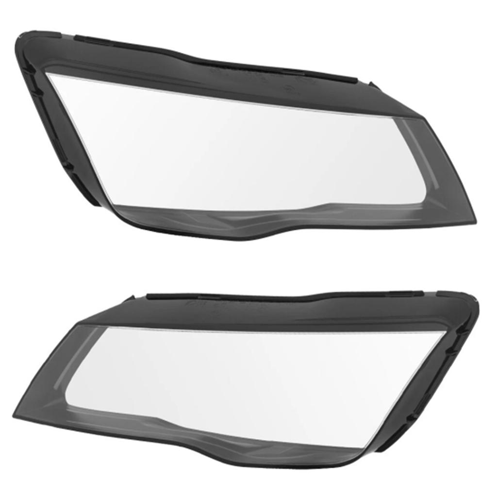 2Pcs Front Headlight Lens Cover Shell Clear For A7 S7 RS7 2012-2015