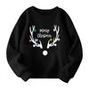 Christmas Day Girls Round Neck Pullovers For Kids Printed Baby Tops