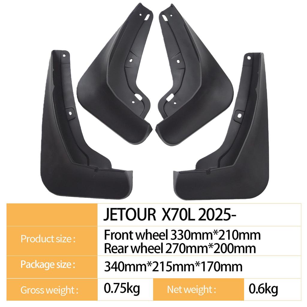 Chery Jetour JETOUR X70L 2025 Automotive Tire Mudguard