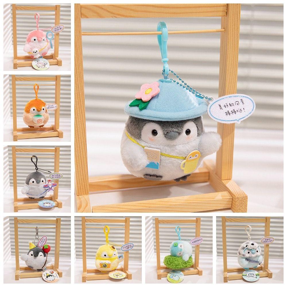 Animals Penguin Keychain Backpack Charms Cute Bag Pendant Unique Cartoon Plush Doll Pendant  Women