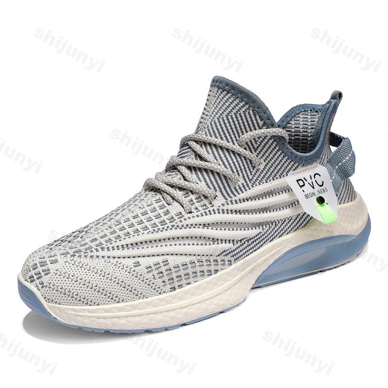 

Fashion Men s Sports Casual Shoes 2025 Spring New Mesh Breathable Fashion Trend Shoes Comfortable Versatile Thick Sole Platform sneakers 39 синий