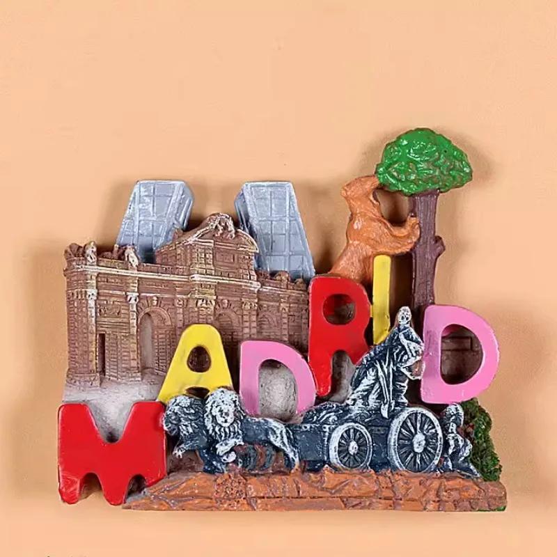Italy Pisa Travelling Souvenirs Spain Madrid Denmark Copenhagen Fridge Stickers Home Decor Vietnam Fridge Magnets Wedding Gifts