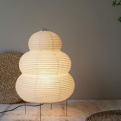 Japansk stil LED-rispapper Skrivbordslampa Tricolor Dimning Hemkonstdekoration Lampor Vardagsrum Hotell Sovrum Nattljus vid sängkanten