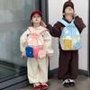Trendy Korean Style School Children Backpack Large Capacity Minimalist Design