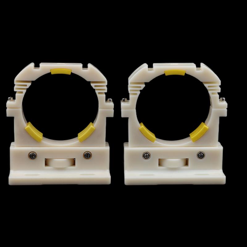 1 Stück Durchmesser 50/80mm Laserrohrhalter Laserrohr-Montagehalterung für 75-180W Lasergravur-Schneidmaschine Flexibler Kunststoff
