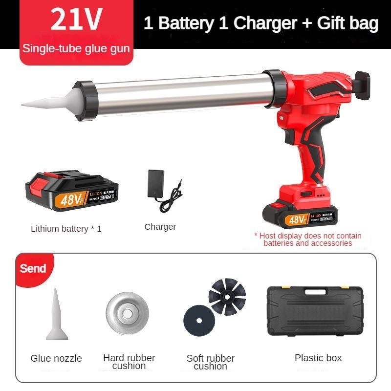 

6-скоростной регулируемый автоматический электрический пистолет для стекла с зарядкой для горячего расплава клея машина бытовой портативный инструмент для косметических швов 21VF one battery