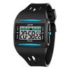  New For Men Sports Electronic Watch Waterproof Night Glow Large Screen Square Outdoor Running Camping Student Watch