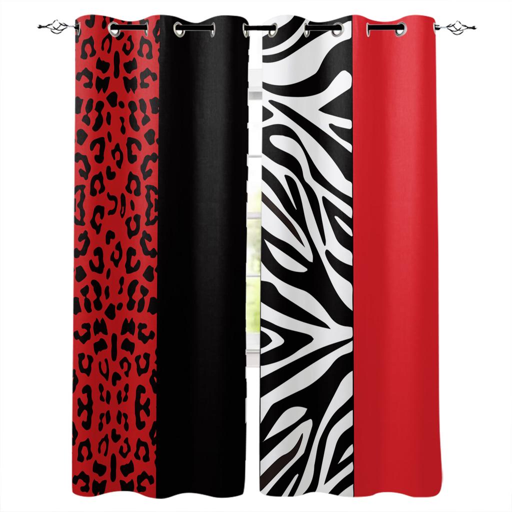 Simple Black And White Stripes Curtains Decor Swag Kids Room Curtain 2Panels With Grommets Window Treatment Window Free Shipping