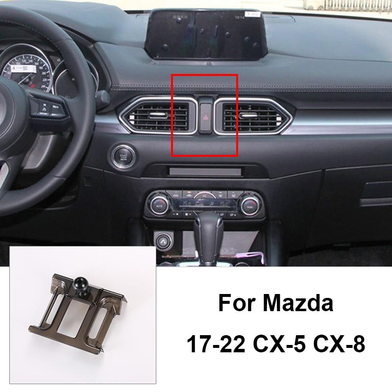 Car Dedicated Phone Holder Bracket Mount Special Base For Mazda 3 6 RuiYi CX-4 CX-5 CX-8 Atenza Axela CX30 Air Vent Bracket Clip sqmhc03