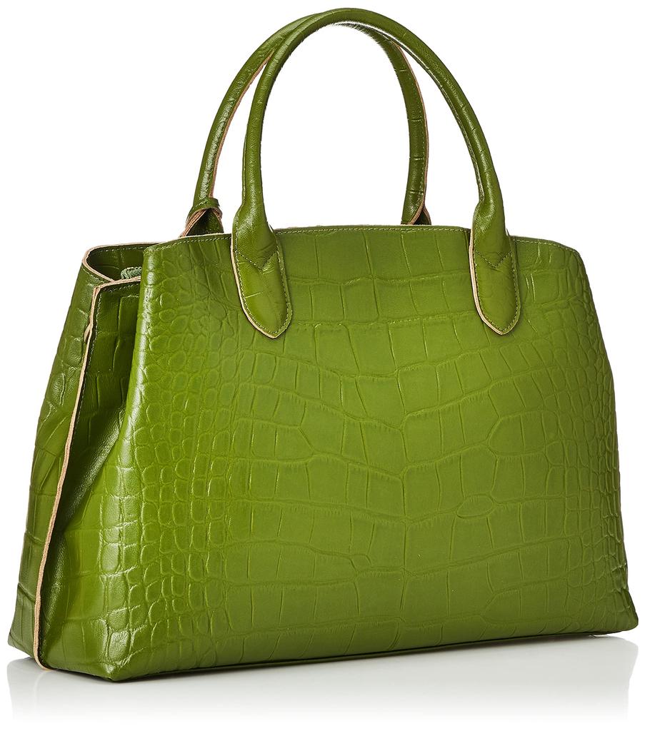 Goat Leather A4 Utility Tote Bag Shoulder Bag 2way Beautiful Commuting To Work or School 2COL [Perke] 08-00-07460 Women's