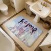 girl Kpop B-Babymonster singer Floor Mat INS Style Soft Bedroom Floor House Laundry Room Mat Anti-skid Household Carpets