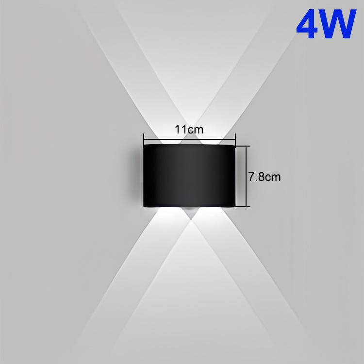 LED Wall Lamp Waterproof IP65 Outdoor Garden Light 4W 8W Indoor Wall Light for Bedroom Living Room Stairs Modern Simple Lighting