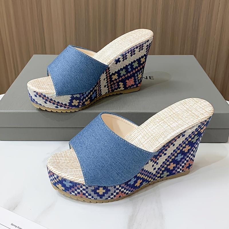 Women's Slip-On Wedge Sandals