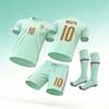 2026 World Cup France Away Green No. 10 Mbappe Football Jersey 7 Dembele 11 Orise Jersey