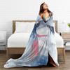 W-Wang Yibo Plush Blanket Children Flannel Throw Blanket For Couch Chair Warm Soft Customized Quality Bedspread Birthday Present