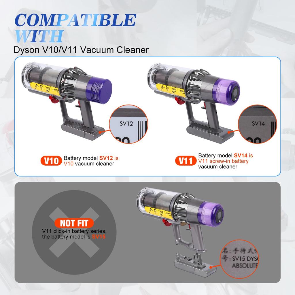 Metal Trigger Switch Replacement Part for Dyson and V11 Vacuum Includes a T8 Torx Screwdriver Two-Piece SV12, SV14, V10, Cleaners. Set.