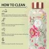 Copper Water Bottle Joint Less with Leak Proof Technology - Copper Bottle for Home, Office, Yoga & Travel Water Bottle, 1 Liter