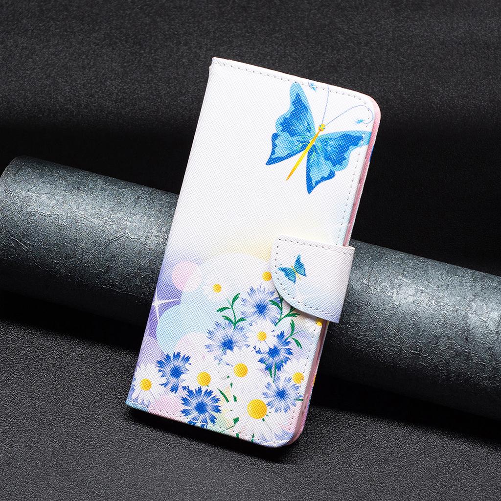 For iPhone 16 Pro Max Case Pattern Print PU Leather Phone Cover with Wallet