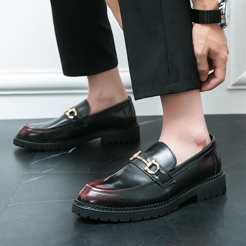 Leder Herrenschuhe Slipper Mode Loafer Klassische italienische Freizeitschuhe Herren Partyschuhe Outdoor Büro Hochzeitsschuhe Herren