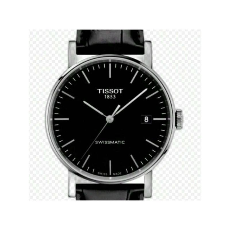 Tissot Charm-Serie Quarzwerk Drei-Zeiger-Uhr mit Datumsanzeige, minimalistische Herrenuhr, Swiss Made, 40mm T109.407.16.051.00