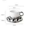 Sunflower Coffee Mug Aesthetic Ceramic Cloud Cup Decorative Saucer Afternoon Tea Water Cup Office Decor Home Mug Drinkware