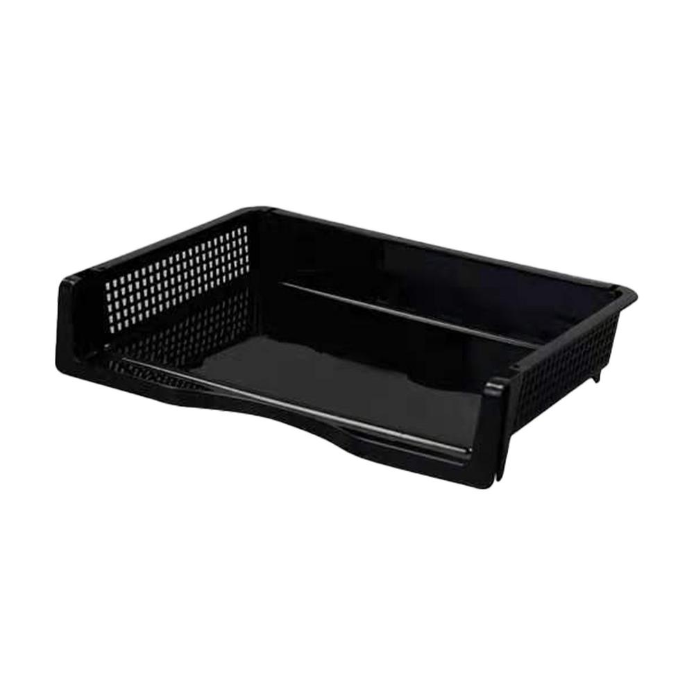 

Органайзер для файлов Штабелируемая стойка для файлов Настольный органайзер для папок Лоток для хранения файлов Многофункциональная подставка для бумаг Принадлежность для дома и офиса чёрный