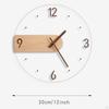 Acrylic Wall Clock Decoration Elegant No Ticking Minimalist Silent Art Decor for Kitchen Island