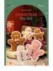 Gingerbread Man Hugging Pillow Plush Toy – Cute Christmas Tree Figurine