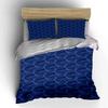 Blue swirling wave pattern. Bedding sets Duvet cover sets Duvet covers Pillowcases(1*Duvet Cover 2*Pillowcases without duvet insert)