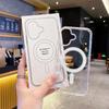 For Apple 17 Protective Case, Non-yellowing, Heat Dissipation, Transparent Magnetic Two-in-one Mobile Phone Case