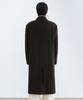 Musinsa Standard Cashmere Blend Over-Shoulder Balmacaan Coat [Dark Brown]