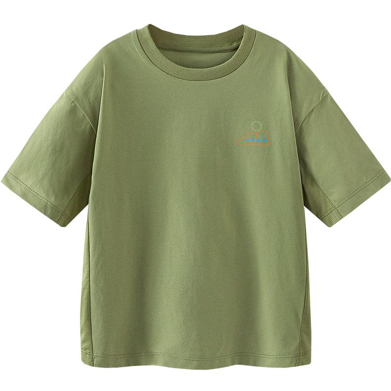 Minibala Boys' Quick-Dry Breathable Short-Sleeve T-Shirt