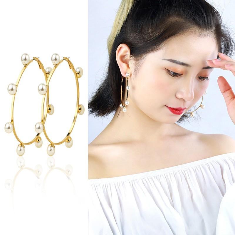 Stainless steel earrings for women, Korean fragrance pearl earrings, high-end earrings, earrings, pendants, earrings