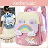 Kids Animal Pattern Soft Backpack With Load Reduction For School And Outings