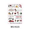 1PC Christmas Sticker for Candle Window Holiday Party Home Decoration