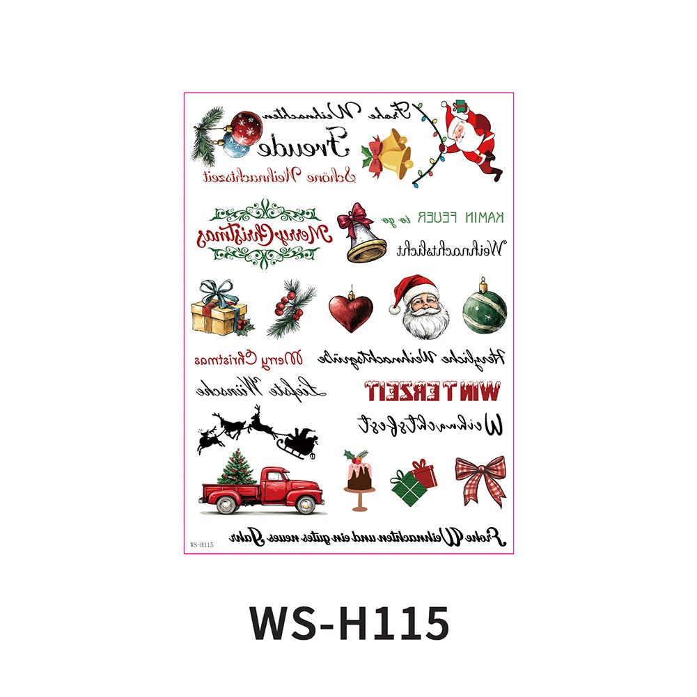 1PC Christmas Sticker for Candle Window Holiday Party Home Decoration