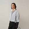 LESS Fall 2026 Striped Cotton Long Sleeve Shirt