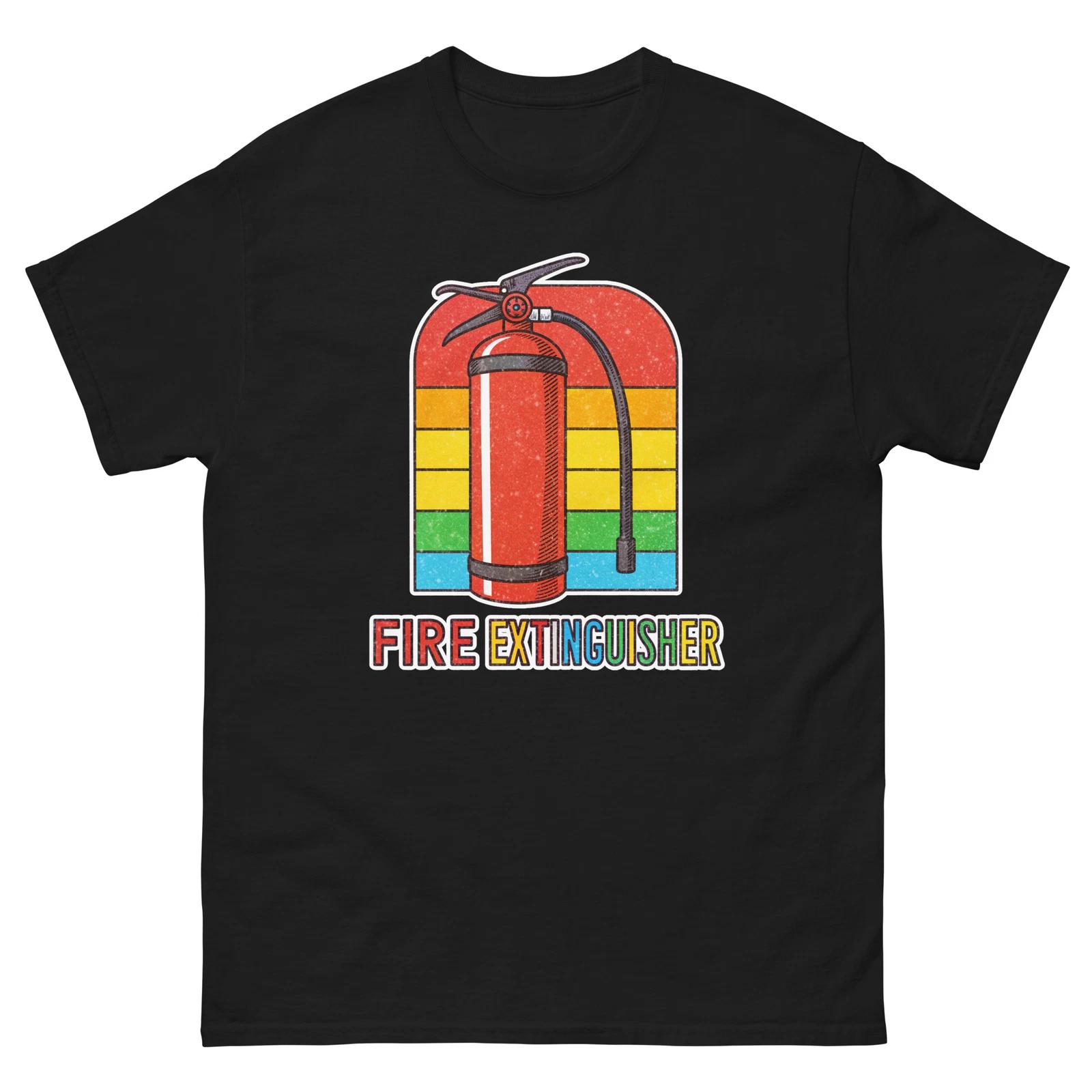 Fire Extinguisher Hotel Item Travel Motel T-Shirt S