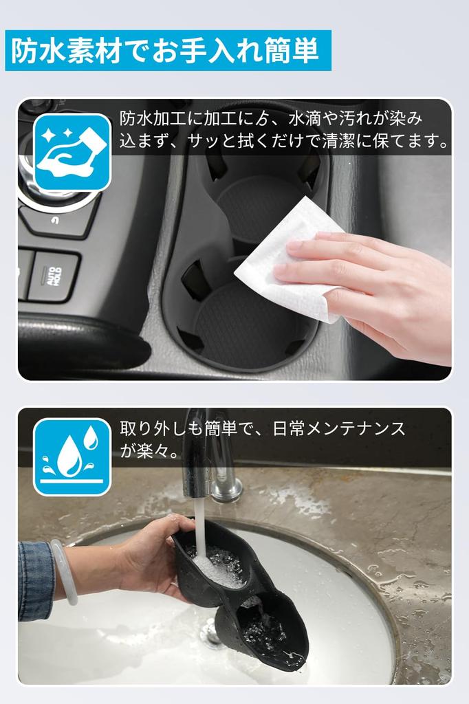 SXCY Mazda KF Series Console Cup Holder Cover with Noise Stain and Scratch Resistant Storage and Interior Storage CX-5 Reduction, Resistant, Case,