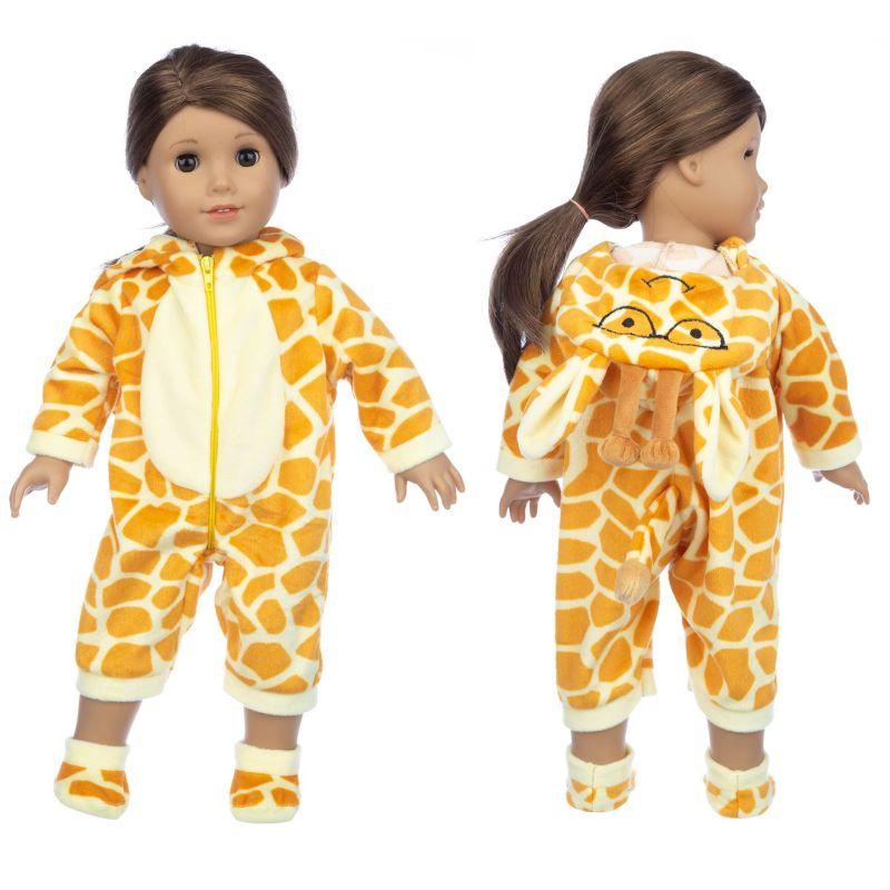 Nové zvířecí pyžamo pro 18palcovou panenku American Girl 45cm panenku Our Generation, Oblečení a doplňky pro panenky