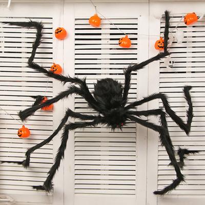 Halloween Reusachtige Nepspin Grote Harige Spin Decoratie Eng Grote Behaarde Spin Requisiet Realistisch Insect Speelgoed voor Halloweenfeest Tuindecoratie