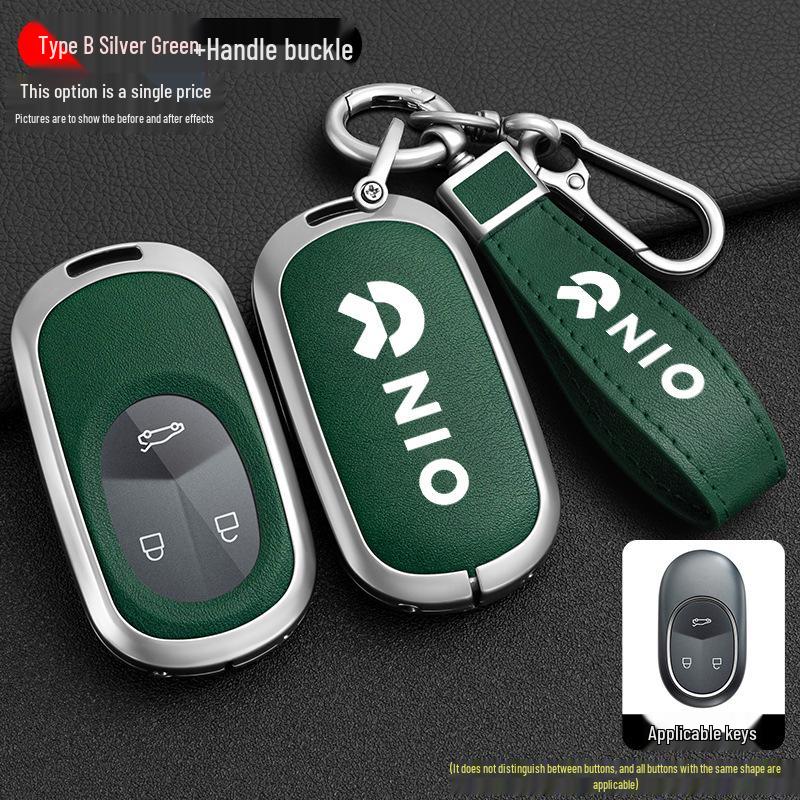 Nio Key Case for ET5, ET7 (2022), ES6, ES7, EC6, ES8 - Luxurious Buckle Design for Men