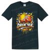 Bhutan Flag Dragon T Shirt Fiery Graffiti Art National Pride Graphic Tee Gift