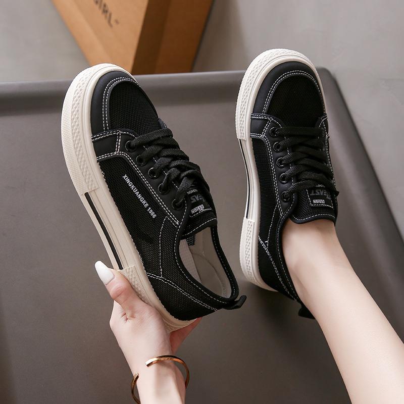 Little White Shoes Children's Summer New Female Student Casual Mesh Versatile Board Shoes Street Auction