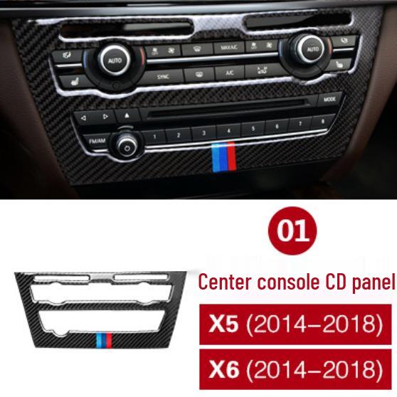 BMW X5/X6 F15/F16 Carbon Fiber Interior & Exterior Modification Center Console Gear & Vent Decoration Sticker